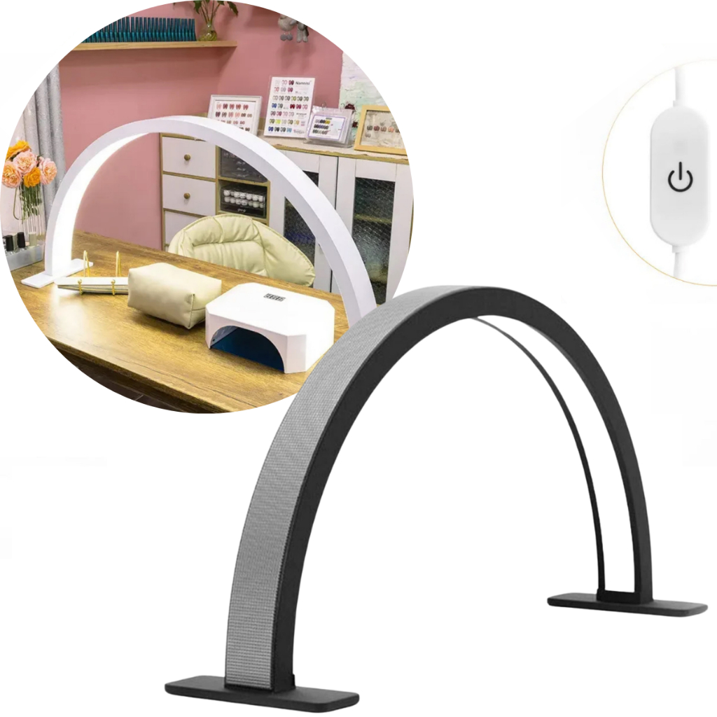 Luminária Arco Meia Lua Articulada Estética e Manicure