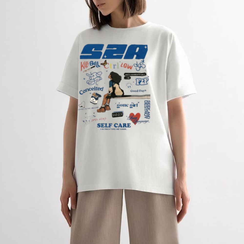 Camisa camiseta t-shirt básica " SZA"