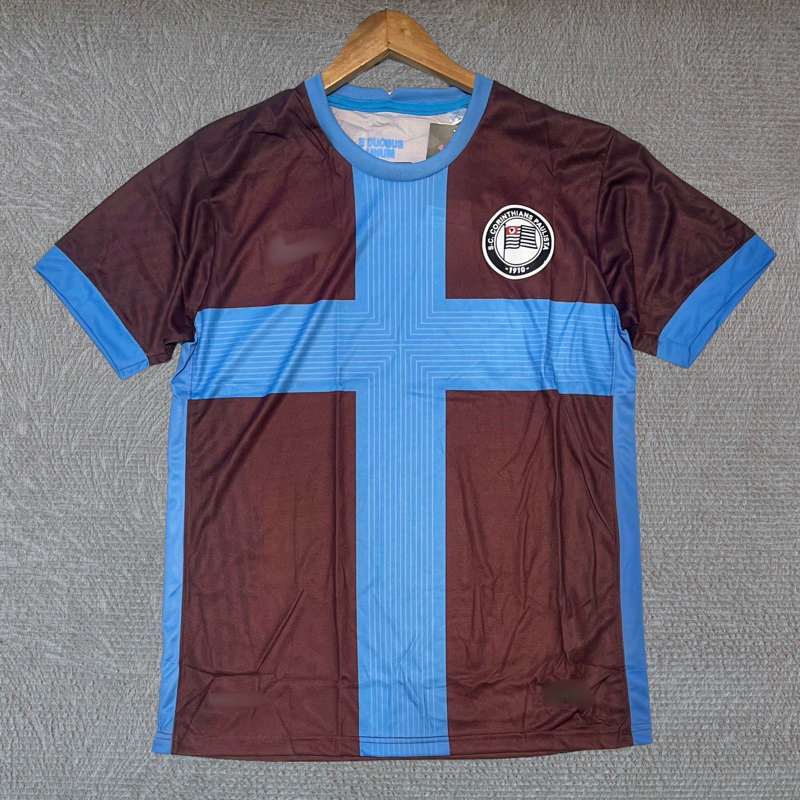 Terceira camisa Corinthians 2020 retrô cruz São Jorge