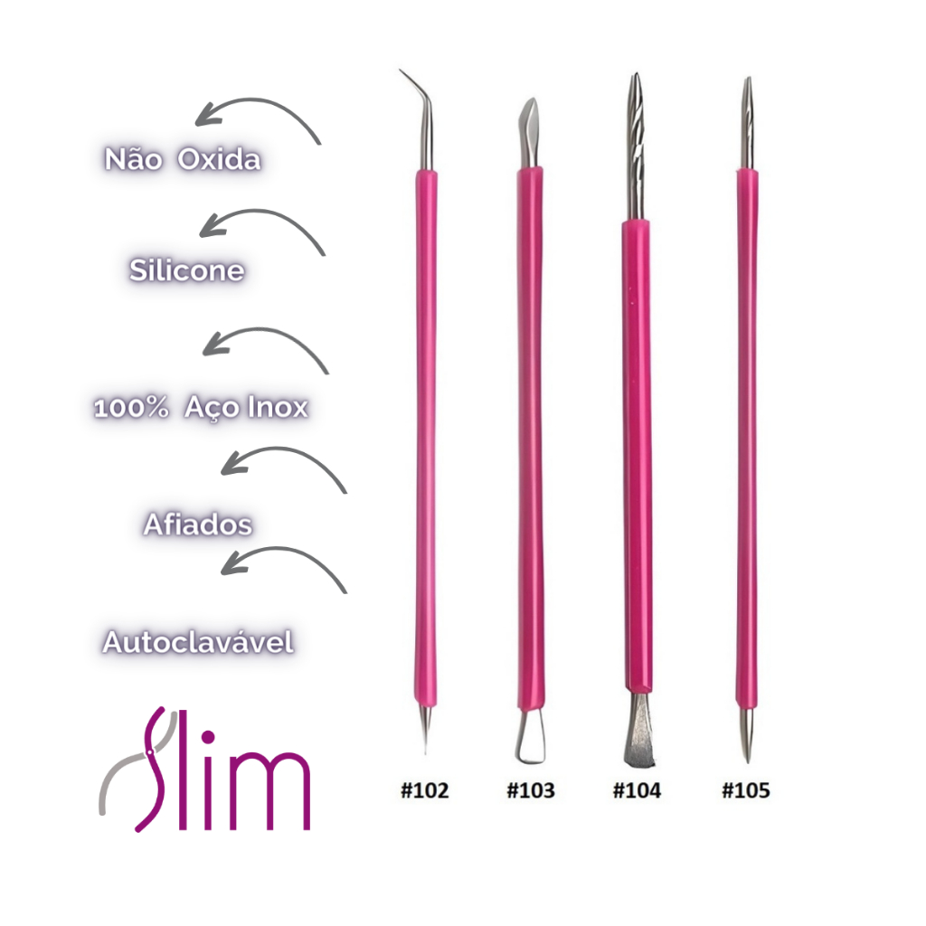 Cutelaria 4 peças Palito Espátula Mista Desencravador - Slim