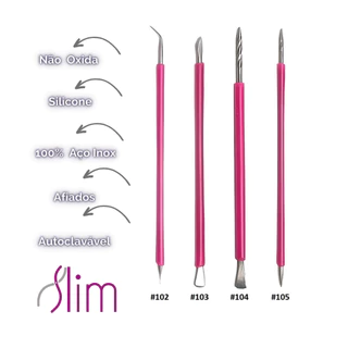 Cutelaria 4 peças Palito Espátula Mista Desencravador - Slim