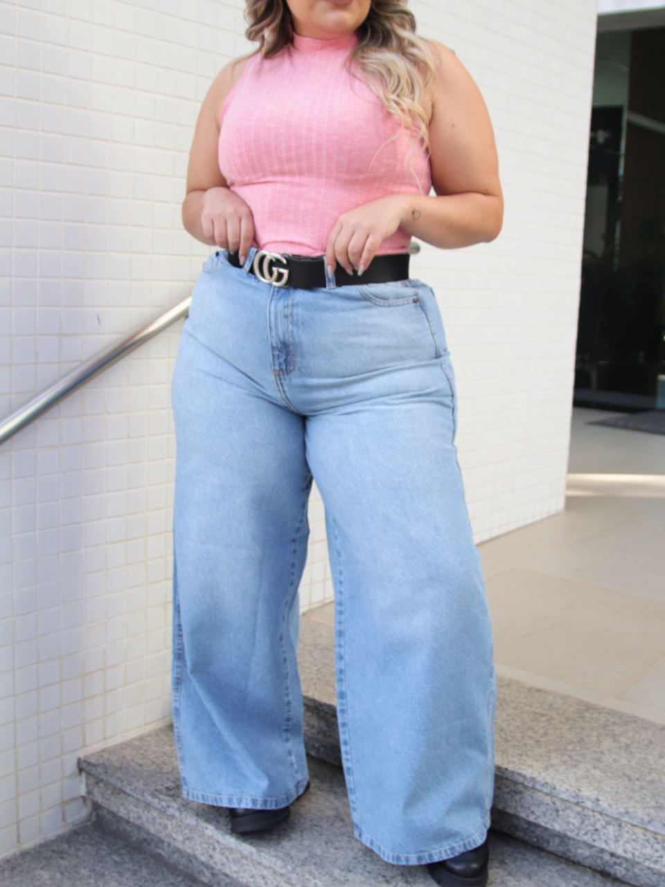 Quadril Largo CalÃ§a Jeans Ideal Para Cada Tipo De Corpo Calça