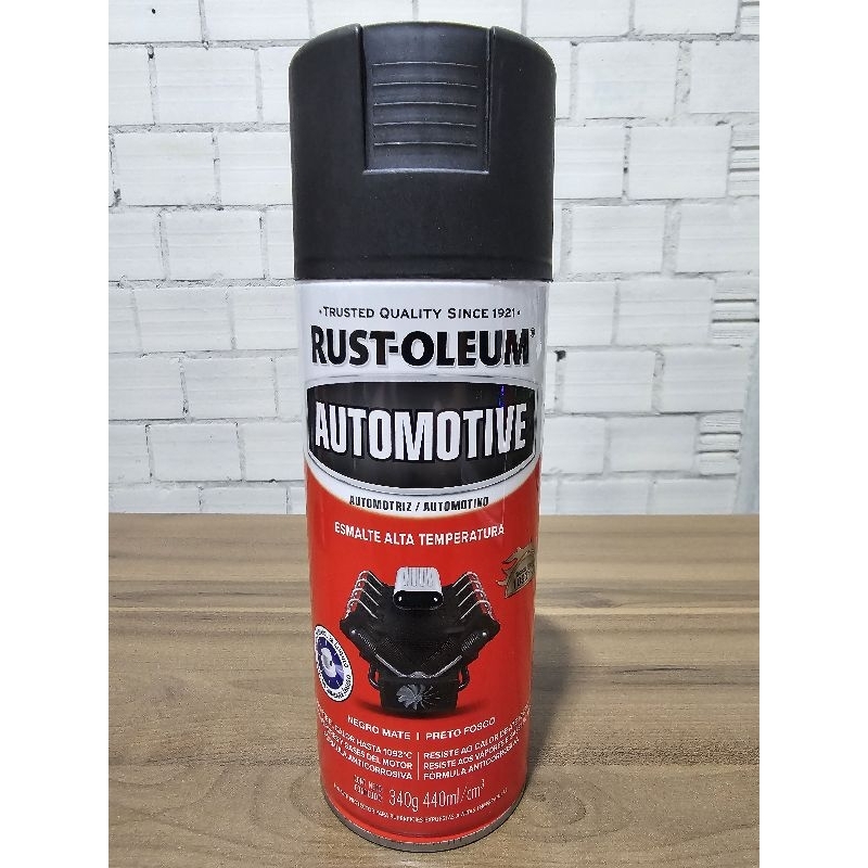 Tinta Spray Alta Temperatura Motor 1093°c Preto Fosco - Rust Oleum