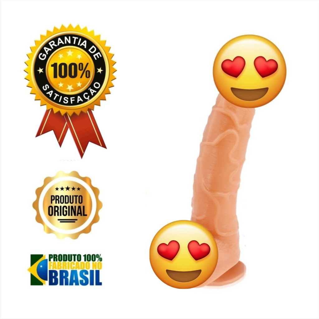 Penis pinto de borracha com ventosa 14cm | Shopee Brasil