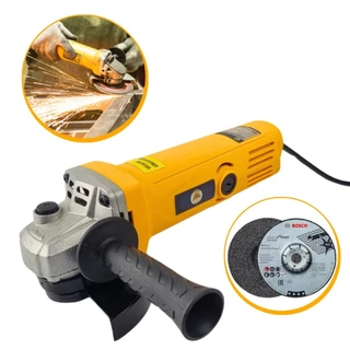 Esmerilhadeira Lixadeira De Mão Angular 900W 115mm Com Acessórios + Disco Bosch