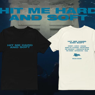 CAMISETA BILLIE EILISH TRACKLIST HIT ME HARD AND SOFT