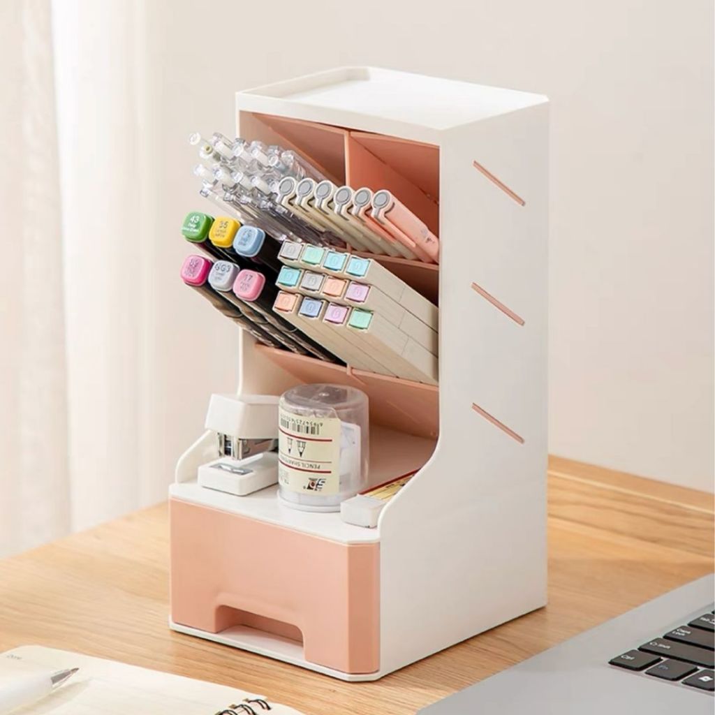 Porta-Caneta Acessórios De Escrivaninha Caixa De Armazenamento De Lápis Organizador De Mesa