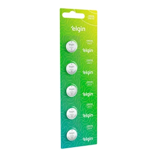 Cartela Bateria 3v Cr2016 Elgin (Blister C/5)