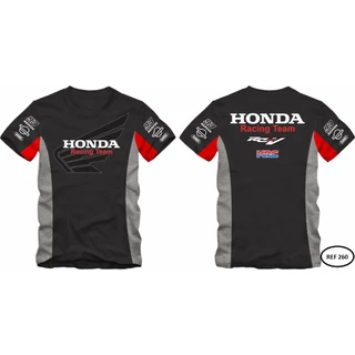Camiseta Honda Racing Team Hrc Preta All Boy