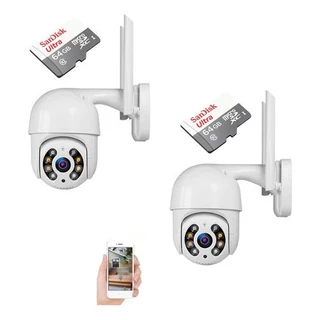 Kit 2 Camera A8 Icsee Externa FullHD 1080p Prova D