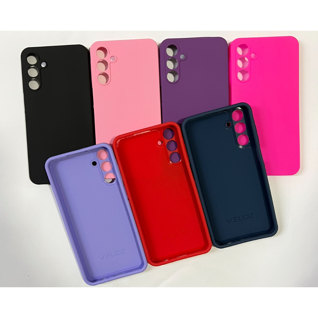Capa Case para Galaxy A15, em silicone aveludada.