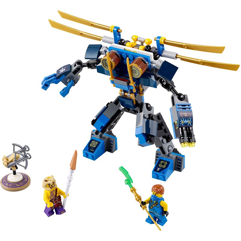 箱なし Lego Ninjago 70754 EletroMech (usado 2015) 154 peças Lego original