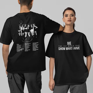 Camiseta IVE SHOW WHAT I HAVE TOUR - 100% ALGODÃO
