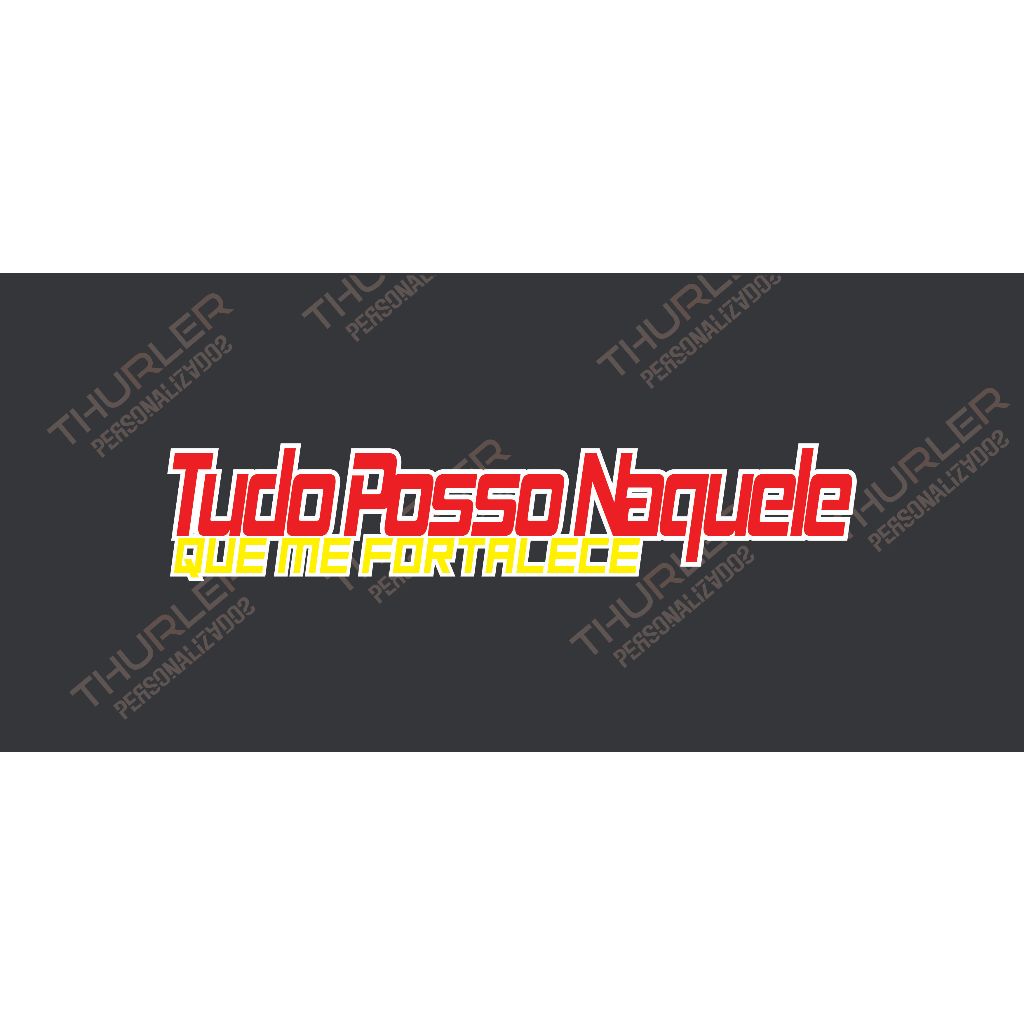 Adesivo tudo posso (carro, moto e caminhão) | Shopee Brasil