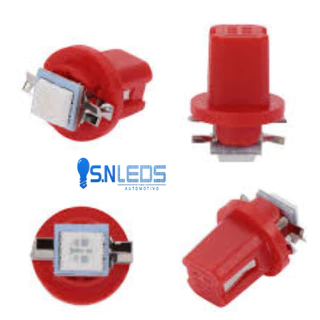 10x Lâmpada T5 Painél Cores Led B8.5 5050 12v ATACADO