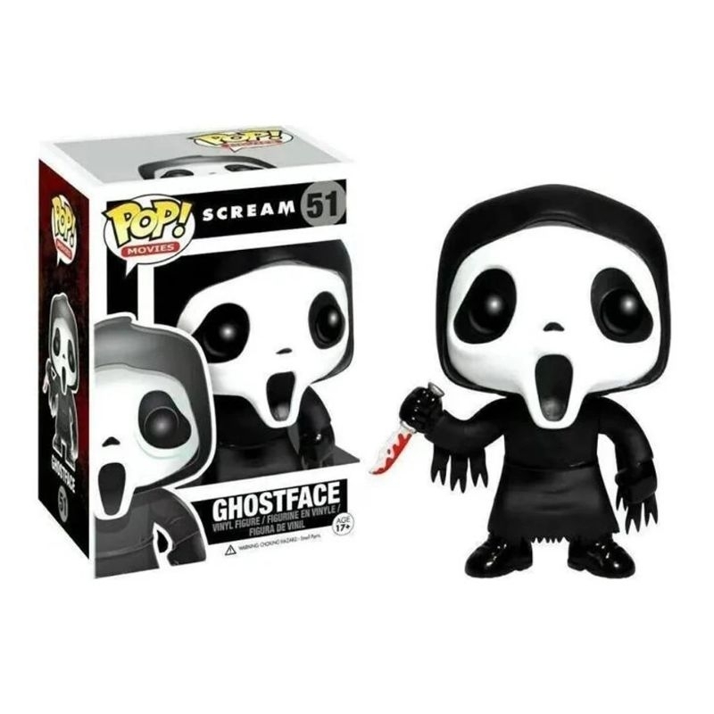 Boneco funko pop pânico ghost face terror pronta entrega | Shopee Brasil