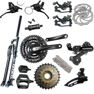 パーツ SHIMANO DEORE M5100 set Kit Relação Shimano Deore M5100 1x11v 11/51D 32/34/36/38D