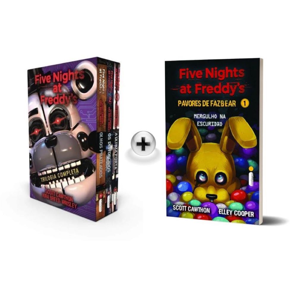 Kit Box Five Nights at Freddy's & Mergulho na Escuridão - Pavores
