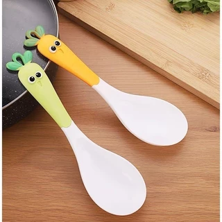 Colher de Arroz Sopa Formato Legumes Cenoura 23cm