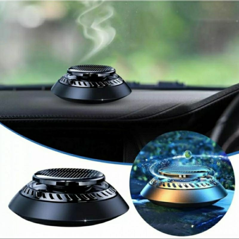 Difusor Aromatizador Solar Disco Giratório Para Automóveis