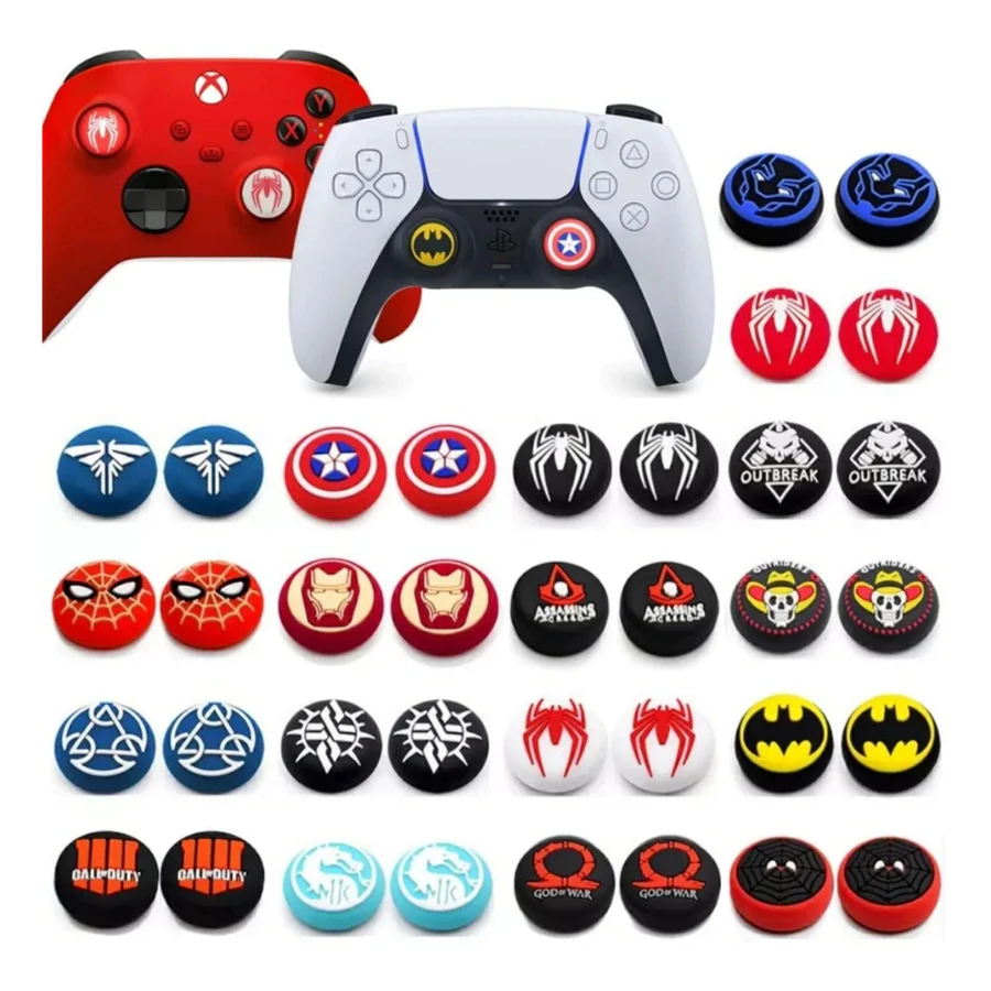 Par de Grips de Silicone para Analógicos