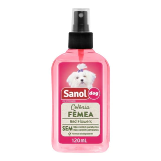 COLÔNIA SANOL DOG FÊMEA 120ML CÃO E GATO