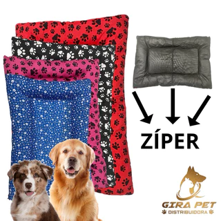 caminha colchonete almofada cama para pet cachorro gato com zíper lavável