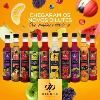 Xarope Dilute para Drink Soda Italiana Gin Todos os Sabores