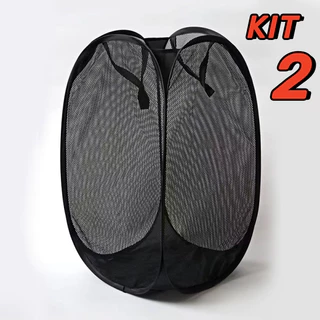 2 Unidade Brinquedos Cesta Organizador Organizador Ropa Cesto De Roupas Preto Promoção
