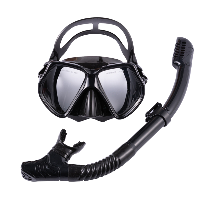 Máscaras de Snorkel Mergulho Set Anti-Embaçante