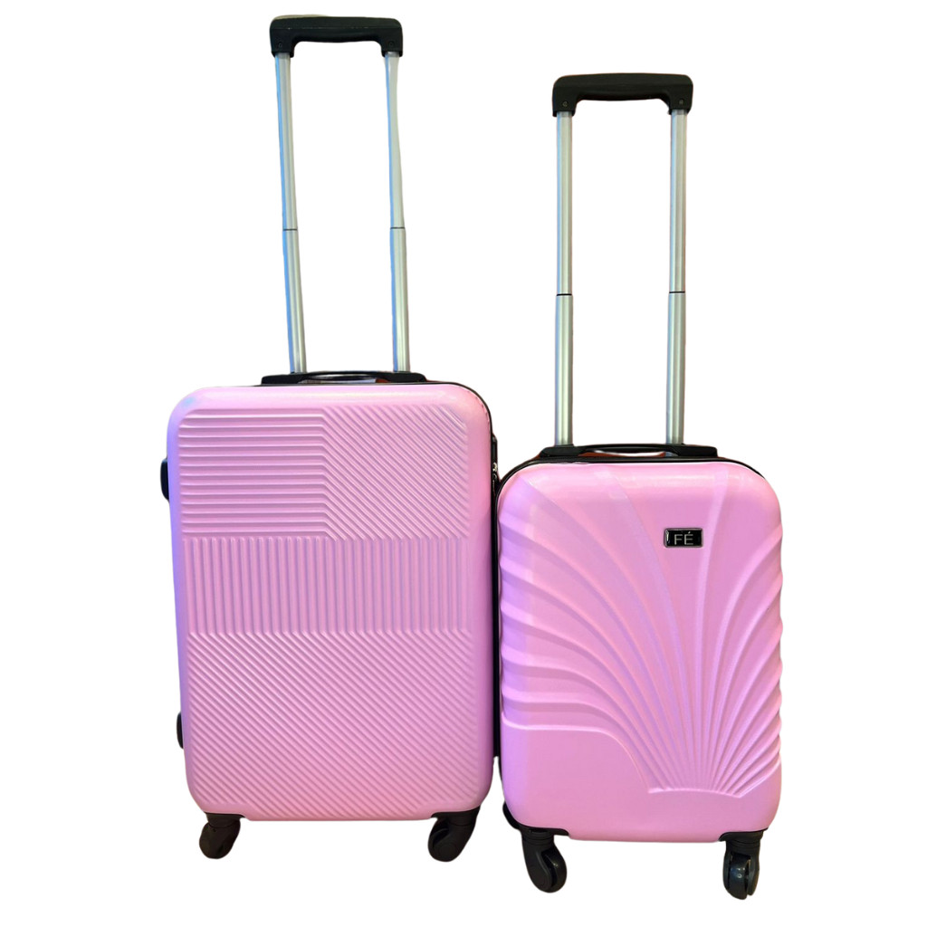 kit 2 Mala de Viagem / Bordo 20 Polegadas 10kg Com Rodinha 36O Graus