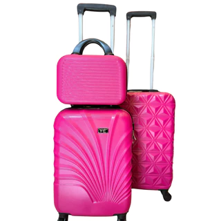 kit 2 mala + frasqueira bordo aviao necesser necessaire 10kg