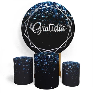 Capa Painel Gratidão+Trio Capas Cilindro Veste Fácil