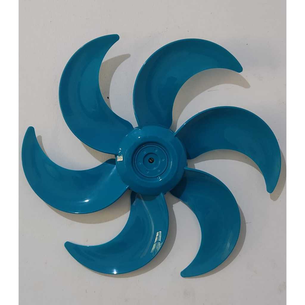 Hélice Ventilador Mondial 40cm 40 Vt41 V45 Nv-75 Maxi Power 6 Pás Azul Original EIXO Redondo