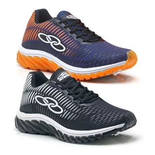 Kit 2 Tênis Esportivo Adulto Unissex Masculino e Feminino Academia Corrida Crossfit Caminhada Treino Promoção Barato Leve Macio Confortável