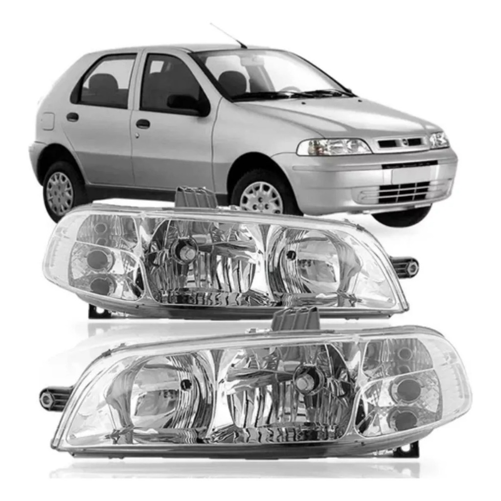 Par Farol Palio Fire G2 2001 2002 2003 04 Strada Weekend | Shopee Brasil
