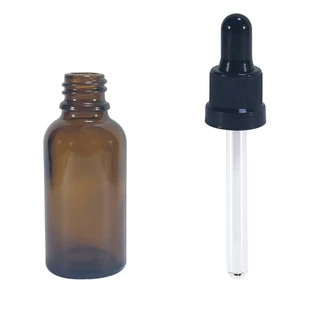 Conta Gotas de Vidro Ambar 30ml