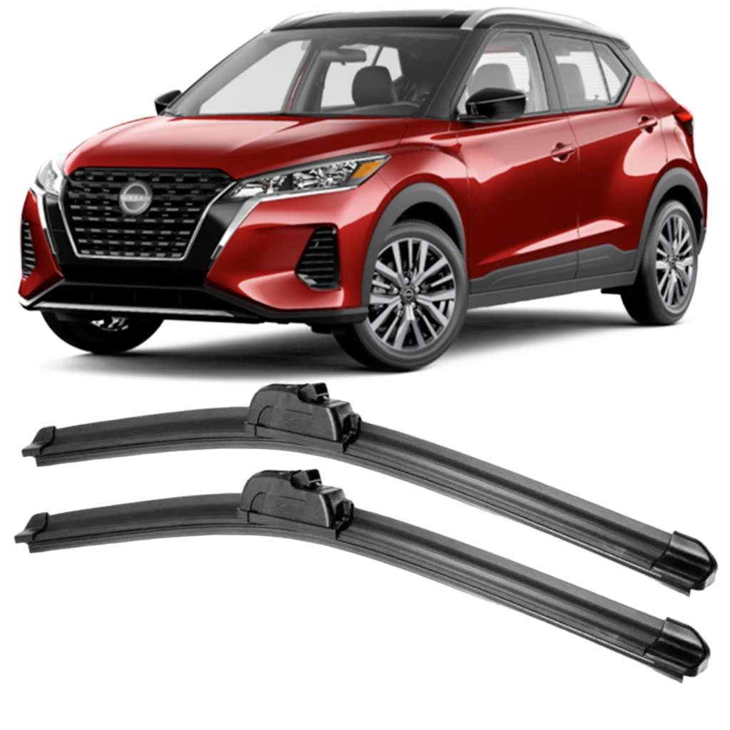 Par de Palheta Limpador Para-brisa Nissan Kicks 2017 2018 2019 2020 ...