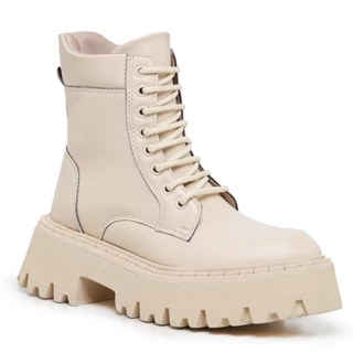 Bota Coturno Improvizzo Cadarço Moda Conforto Lançamento
