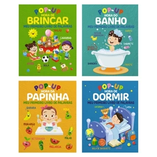 Coleção Meu Primeiro Livro Pop-up - Kit com 4 Livros