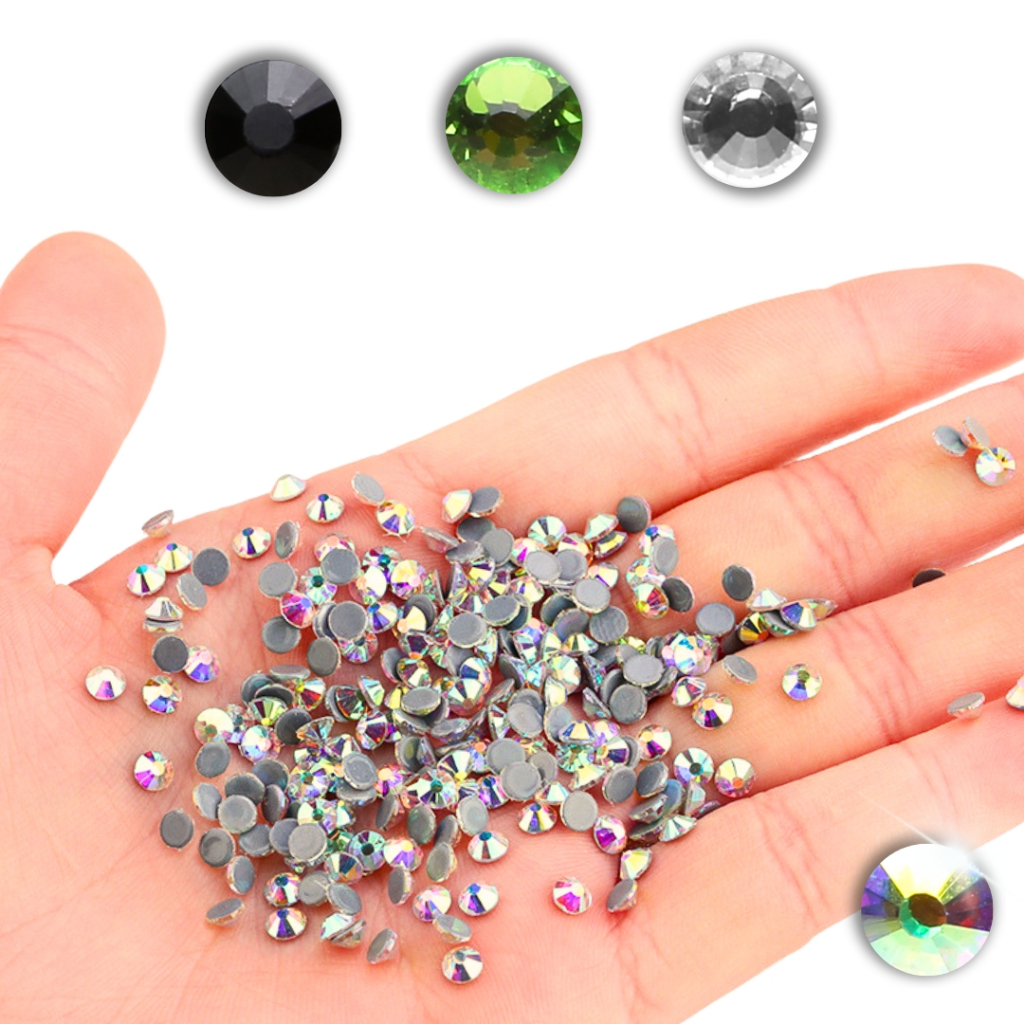 Strass Para Unha Semelhante Swarovisk 1440 Unidades - Várias cores - Mazzal