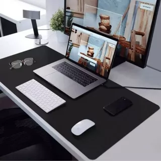 Mouse Pad Slim em Couro Sintetico 90x40 cm Impermeável Material Da Parte Inferior Antiderrapante