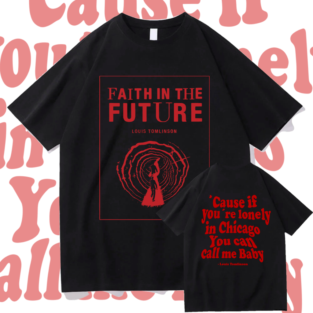 Camiseta Algodao Louis Louis Tomlinson Album Faith in the Future