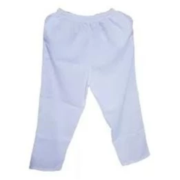 Calça de Oxford Branca com Elástico Unissex com bolso traseiro- Calça Branca de Oxford para trabalho Cozinha, pizzaiolo, sushiman, cozinheiro, padeiro, padaria - Umbanda/Candomble PROMOÇÃO