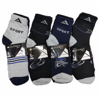 Kit 12 Pares De Meias Cano Longo Grosso Alto Max Confortável Masculina / kit com 3, 6 ou 12 pares escolha na hora da compra.