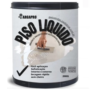Kit Piso liquido argapro rustico 20kg