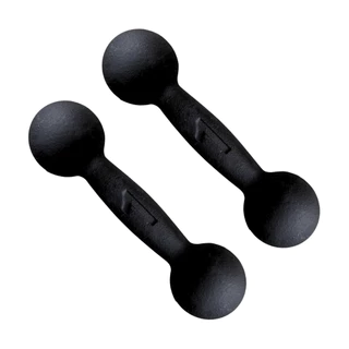 Par Halter Bola Pintado 1kg cada P/Musculação
