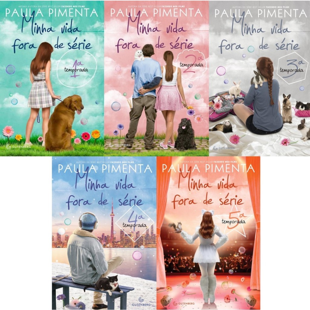 MINHA VIDA FORA DE SERIE KIT 5 VOLUMES | Shopee Brasil