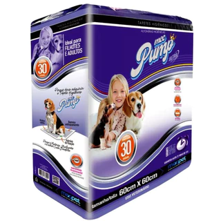 Tapete Higienico Mec Pump P/ Cachorro E Gatos 60x60 Cm 30 Un- Envio Imediato -