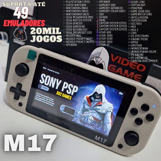 VideoGame M17 BOYHOM emulador de Playstation 1, Super Nintendo, Gameboy Advanced, Color, Megadrive